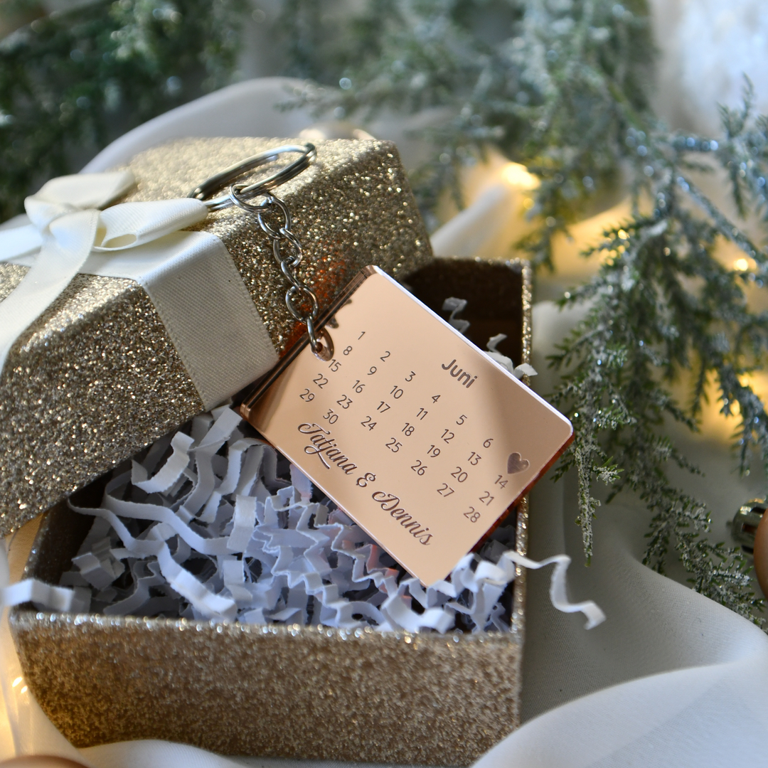 Schlüsselanhänger Kalender inkl. Personalisierung