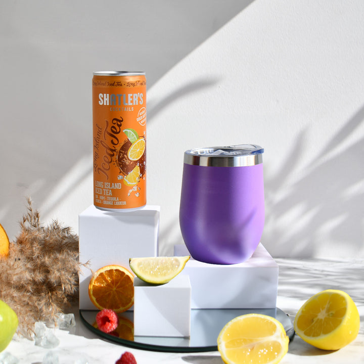 Geschenk-Set mit Becher + Wunschgravur inkl. Shatlers Long Island Iced Tea