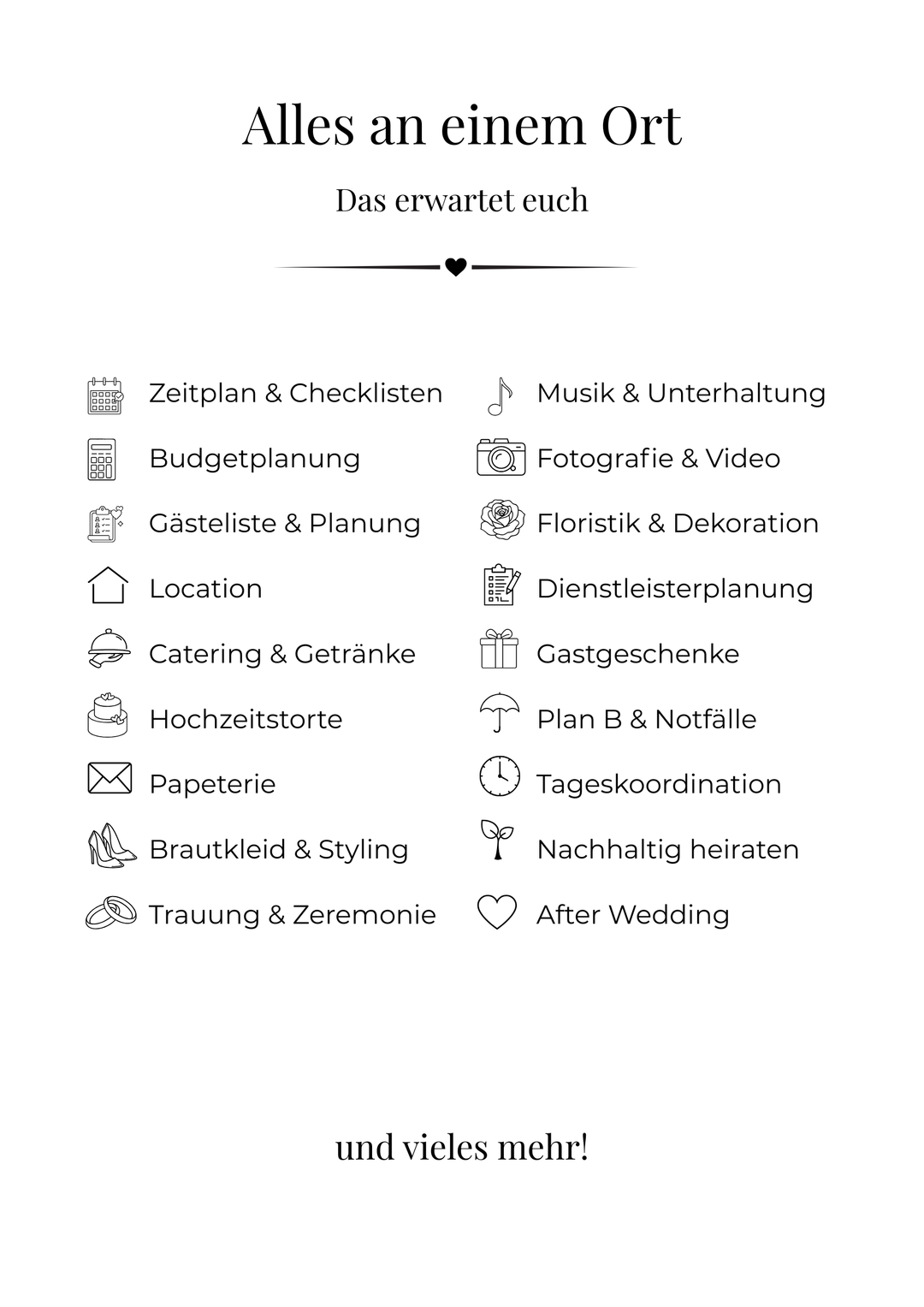 Der TATIFY Hochzeitsplaner