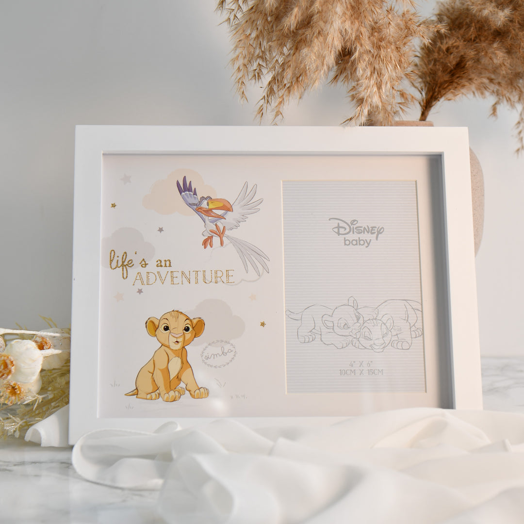 Bilderrahmen DISNEY Baby SIMBA inkl. Personalisierung