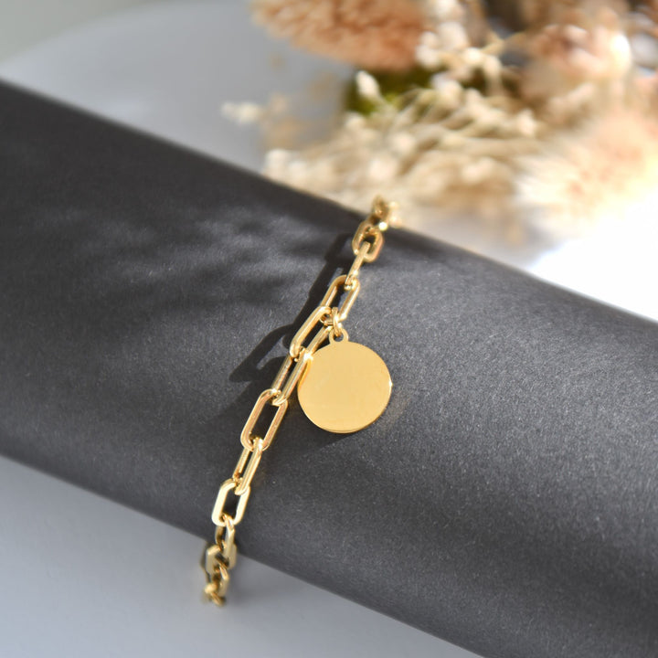 Armband mit Gravurplatte 12mm inkl. Personalisierung