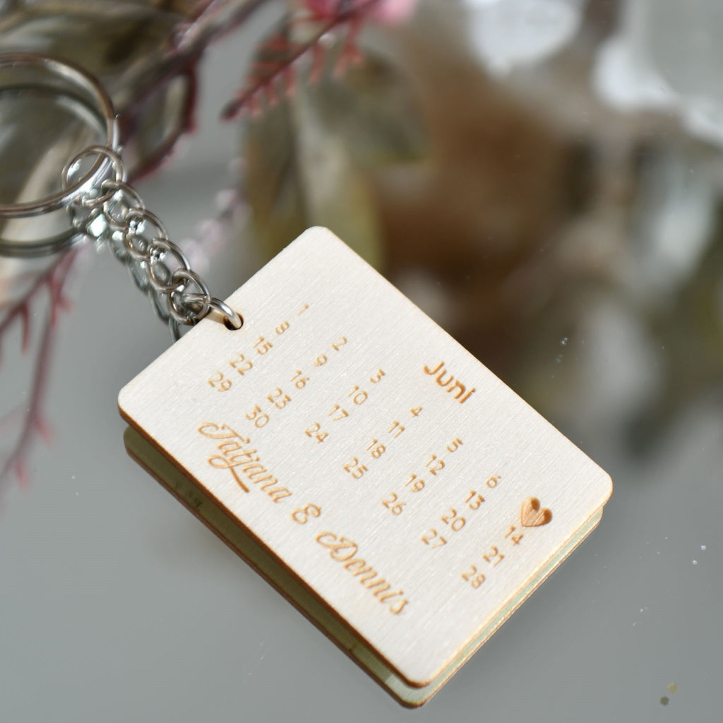Schlüsselanhänger Kalender inkl. Personalisierung